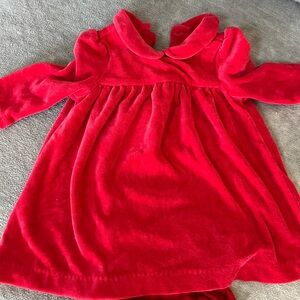 Ralph Lauren Red Baby Dress
